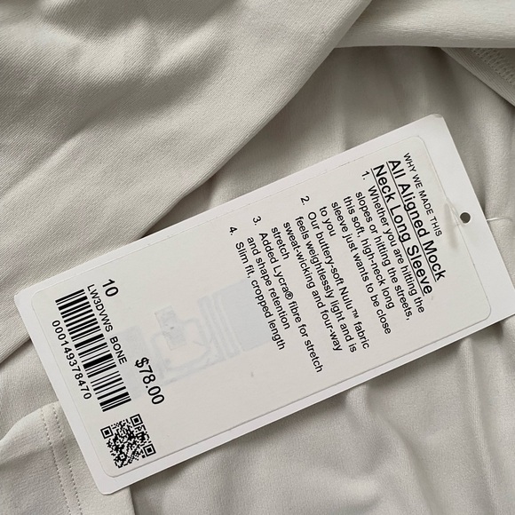 Lululemon All Aligned Mockneck Longsleeve 10 - Picture 4 of 5